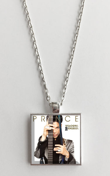 Prince - Welcome 2 America - Album Cover Art Pendant Necklace