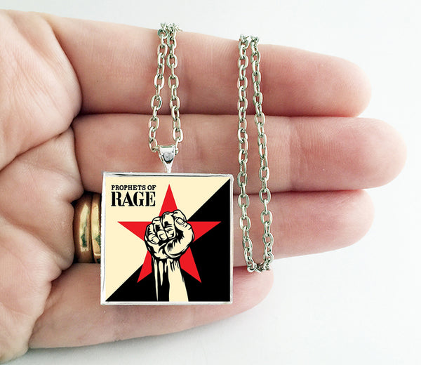 Prophets of Rage - Self Titled - Album Cover Art Pendant Necklace - Hollee