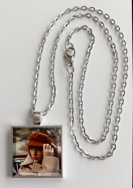 Taylor Swift - Red (Taylor's Version) - Album Cover Art Pendant Necklace