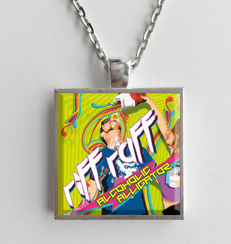 Riff Raff - Alcoholic Alligator - Album Cover Art Pendant Necklace - Hollee