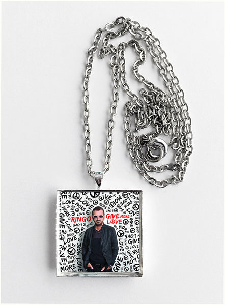 Ringo Starr - Give More Love - Album Cover Art Pendant Necklace - Hollee