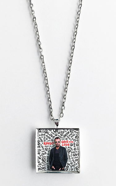 Ringo Starr - Give More Love - Album Cover Art Pendant Necklace - Hollee