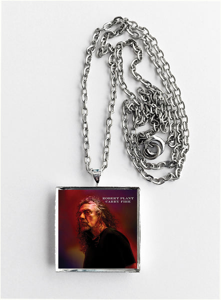 Robert Plant - Carry Fire - Album Cover Art Pendant Necklace - Hollee