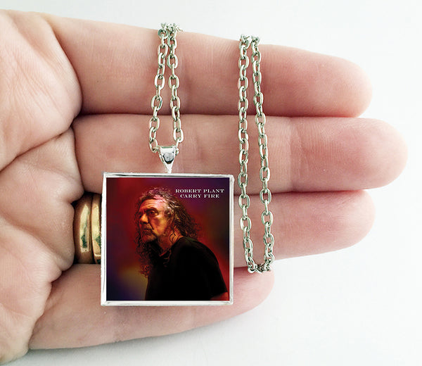 Robert Plant - Carry Fire - Album Cover Art Pendant Necklace - Hollee