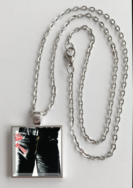 The Rolling Stones - Sticky Fingers - Album Cover Art Pendant Necklace