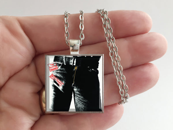 The Rolling Stones - Sticky Fingers - Album Cover Art Pendant Necklace