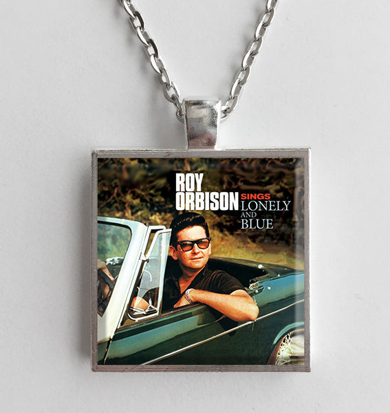 Roy Orbison - Sings Lonely and Blue - Album Cover Art Pendant Necklace - Hollee