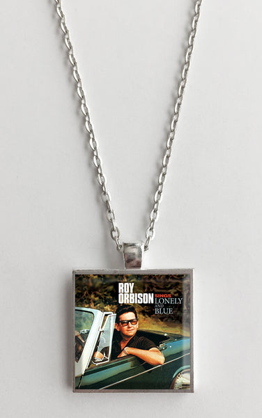 Roy Orbison - Sings Lonely and Blue - Album Cover Art Pendant Necklace - Hollee