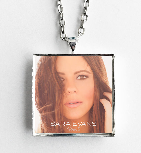 Sara Evans - Words - Album Cover Art Pendant Necklace - Hollee