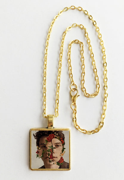 Shawn Mendes - The Album - Album Cover Art Pendant Necklace (Goldtone) - Hollee