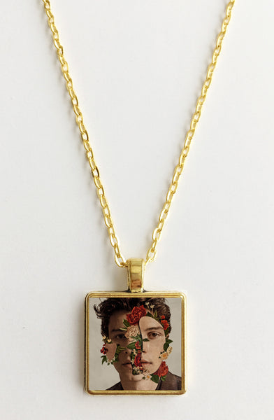 Shawn Mendes - The Album - Album Cover Art Pendant Necklace (Goldtone) - Hollee