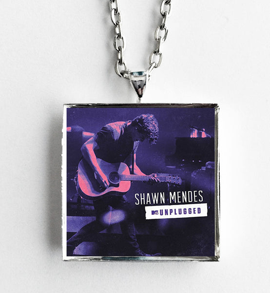 Shawn Mendes - Unplugged - Album Cover Art Pendant Necklace - Hollee