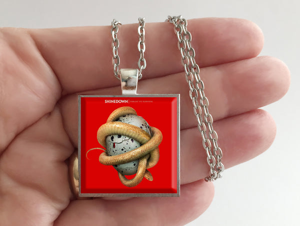 Shinedown - Threat to Survival - Album Cover Art Pendant Necklace - Hollee