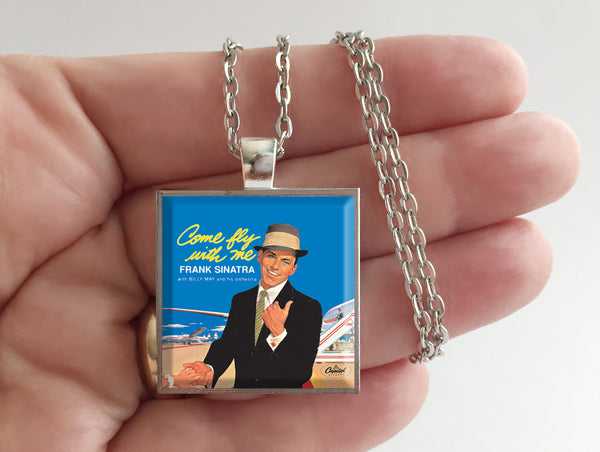 Frank Sinatra - Come Fly With Me - Album Cover Art Pendant Necklace - Hollee