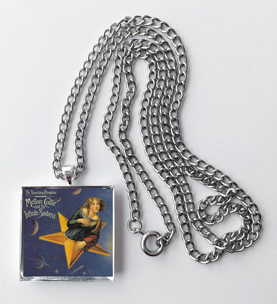 Smashing Pumpkins - Mellon Collie and the Infinite Sadness - Album Cover Art Pendant Necklace - Hollee