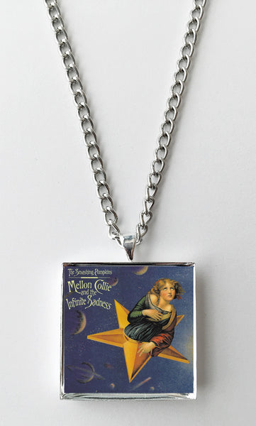 Smashing Pumpkins - Mellon Collie and the Infinite Sadness - Album Cover Art Pendant Necklace - Hollee