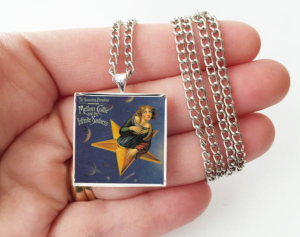 Smashing Pumpkins - Mellon Collie and the Infinite Sadness - Album Cover Art Pendant Necklace - Hollee