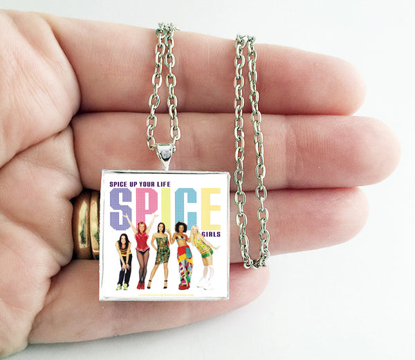 The Spice Girls - Spice Up Your Life - Album Cover Art Pendant Necklace - Hollee