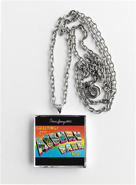 Bruce Springsteen - Greetings from Asbury Park, N.J. - Album Cover Art Pendant Necklace - Hollee