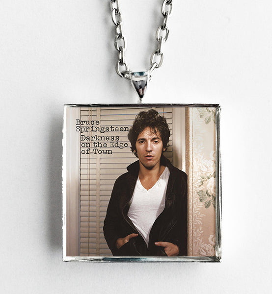 Bruce Springsteen - Darkness on the Edge of Town - Album Cover Art Pendant Necklace - Hollee