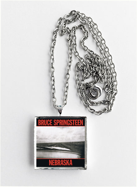 Bruce Springsteen - Nebraska - Album Cover Art Pendant Necklace - Hollee