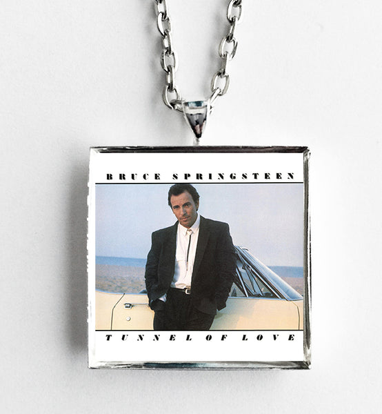 Bruce Springsteen - Tunnel of Love - Album Cover Art Pendant Necklace - Hollee