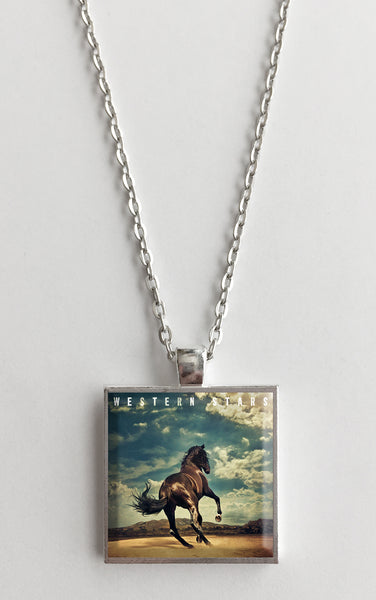 Bruce Springsteen - Western Stars - Album Cover Art Pendant Necklace - Hollee