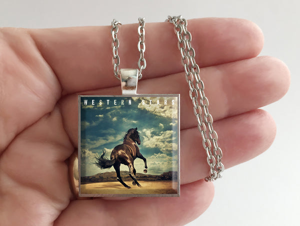 Bruce Springsteen - Western Stars - Album Cover Art Pendant Necklace - Hollee