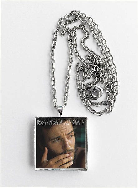 Bruce Springsteen - The Wild, The Innocent & The E Street Shuffle - Album Cover Art Pendant Necklace - Hollee