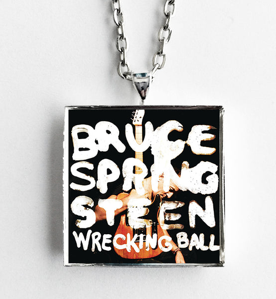 Bruce Springsteen - Wrecking Ball - Album Cover Art Pendant Necklace - Hollee