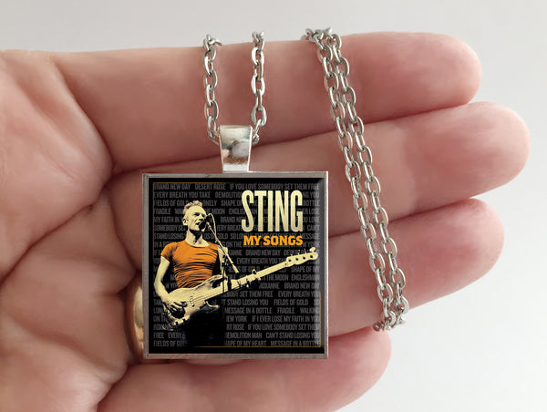 Sting - My Songs - Album Cover Art Pendant Necklace - Hollee