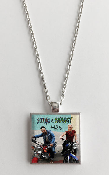 Sting & Shaggy - 44/876 - Album Cover Art Pendant Necklace - Hollee