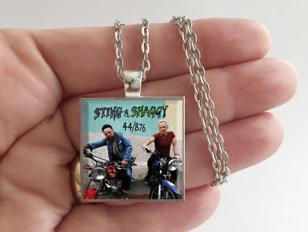 Sting & Shaggy - 44/876 - Album Cover Art Pendant Necklace - Hollee