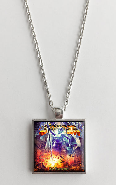 Stryper - God Damn Evil- Album Cover Art Pendant Necklace - Hollee