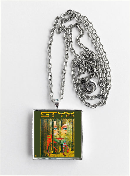 Styx - Grand Illusion - Album Cover Art Pendant Necklace - Hollee