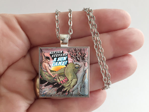 Sufjan Stevens - A Sun Came - Album Cover Art Pendant Necklace - Hollee