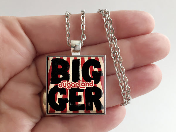 Sugarland - Bigger - Album Cover Art Pendant Necklace - Hollee