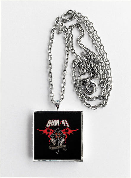 Sum 41 - 13 Voices - Album Cover Art Pendant Necklace - Hollee