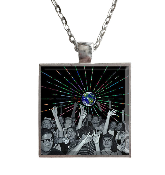 Superorganism - World Wide Pop- Album Cover Art Pendant Necklace