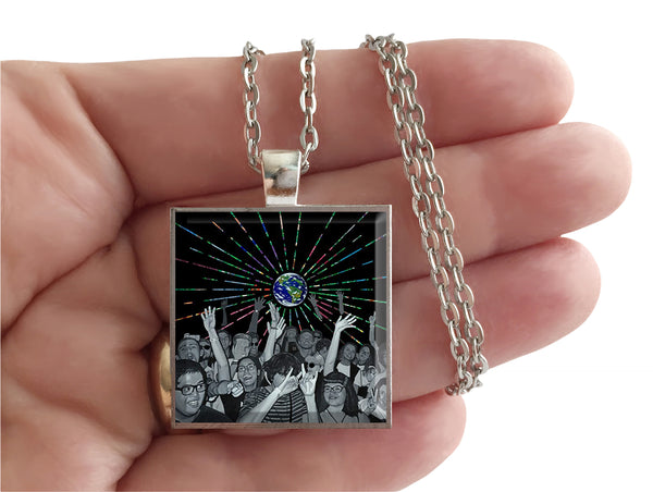 Superorganism - World Wide Pop- Album Cover Art Pendant Necklace
