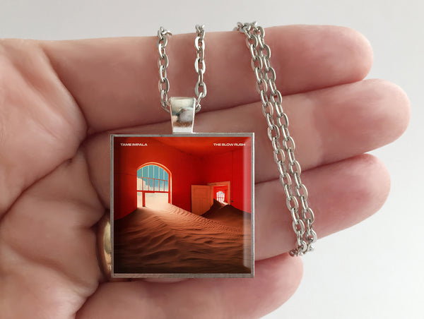 Tame Impala - Slow Rush - Album Cover Art Pendant Necklace - Hollee