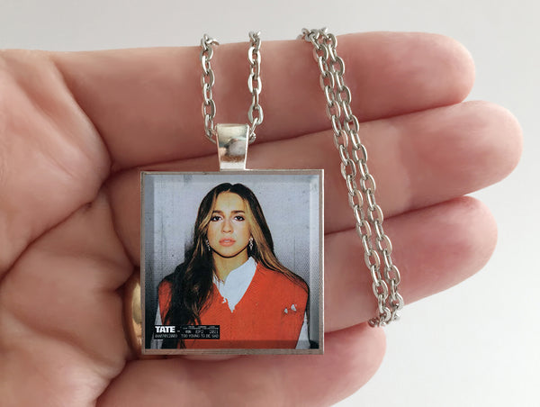 Tate McRae - Too Young to be Sad - Album Cover Art Pendant Necklace