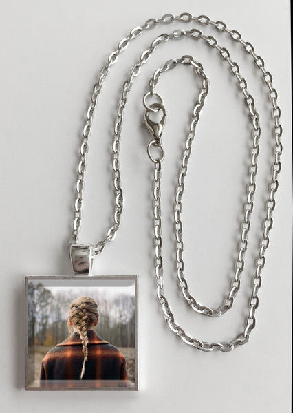 Taylor Swift - Evermore - Album Cover Art Pendant Necklace