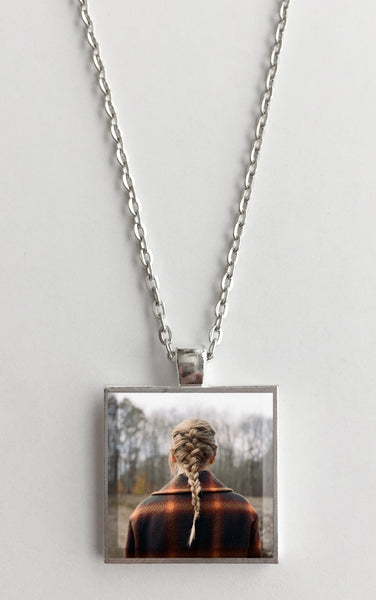Taylor Swift - Evermore - Album Cover Art Pendant Necklace