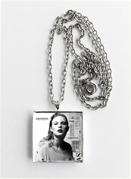 Taylor Swift - Reputation - Album Cover Art Pendant Necklace - Hollee