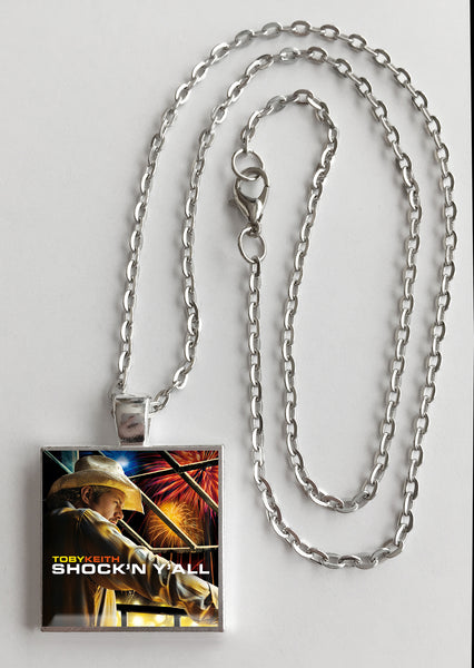 Toby Keith - Shock'n Y'all - Album Cover Art Pendant Necklace - Hollee