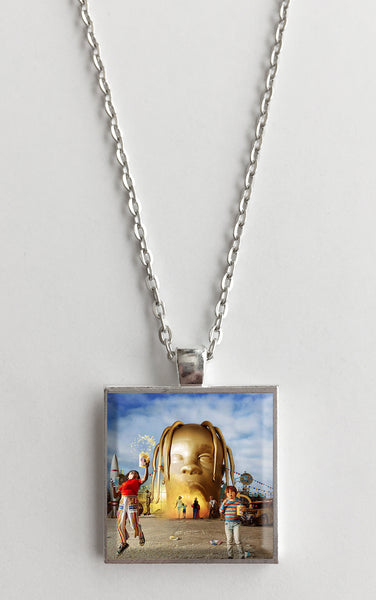 Travis Scott - Astroworld - Album Cover Art Pendant Necklace - Hollee