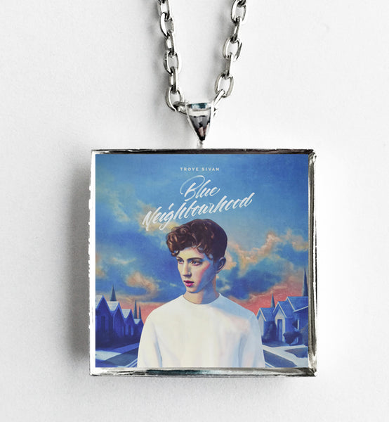 Troye Sivan - Blue Neighborhood - Album Cover Art Pendant Necklace - Hollee