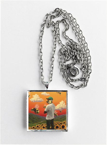 Tyler the Creator - Flower Boy - Album Cover Art Pendant Necklace - Hollee