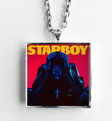 The Weeknd - Starboy - Album Cover Art Pendant Necklace - Hollee